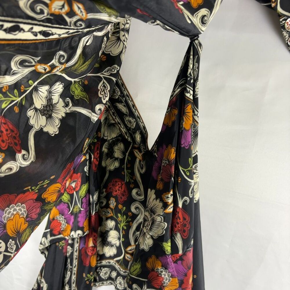 FARM Rio Rococo Flowers Belted Midi Dress - Picture 9 of 10